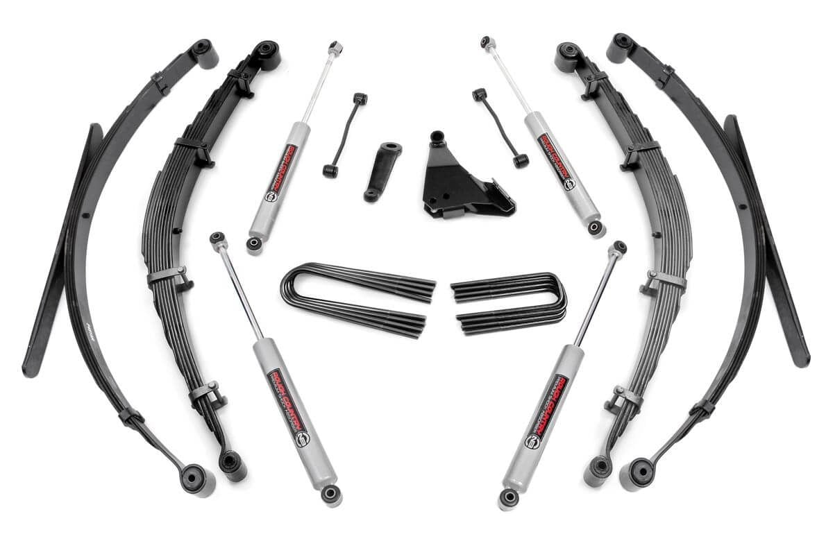 Rough Country 49230 6 Inch Lift Kit | Rear Springs | Ford F-250/F-350 Super Duty 4WD (1999)