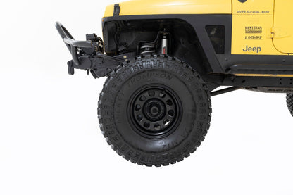 Rough Country RC51-7655 Steel Wheel | Black | 17x9 | 6x5.5 | 4.25 Bore | -12