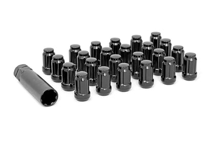 Rough Country 502024BLK 1/2x20 Lug Nut Set of 24 | Black