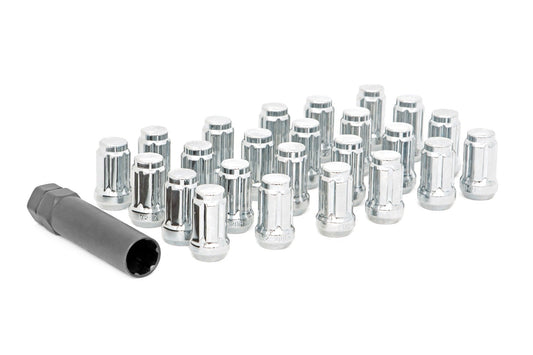 Rough Country 121524CH M12 x 1.5 Lug Nut Set of 24 | Chrome