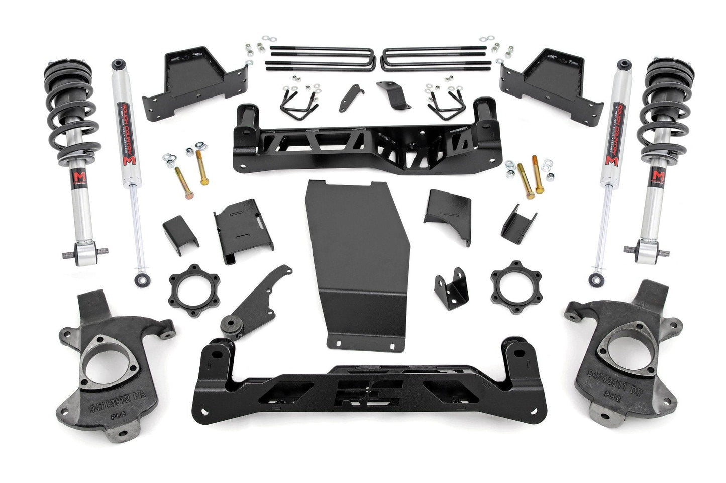 Rough Country 22740 6 Inch Lift Kit | Alu/Stamp Steel | M1 Struts/M1 | Chevy/GMC 1500 (14-18 & Classic)