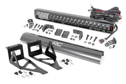 Rough Country 80665 LED Light Kit | Bumper Mount | 20" Spectrum Dual Row | Ford F-250/F-350 Super Duty (05-07)