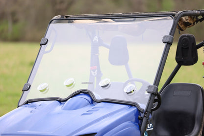 Rough Country 98241240 Vented Full Windshield | Scratch Resistant | Yamaha Rhino 660/Rhino 700