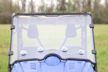 Rough Country 98241240 Vented Full Windshield | Scratch Resistant | Yamaha Rhino 660/Rhino 700