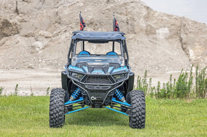 Rough Country 93131 Tubular Bumper | Front | Black Series LED | 6" Light | Slim Line | Polaris RZR XP 1000