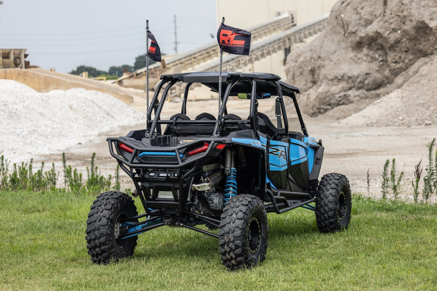 Rough Country 93118 Tubular Bumper | Rear w/ Receiver Hitch | Polaris RZR XP1000 | Polaris RZR XP 1000