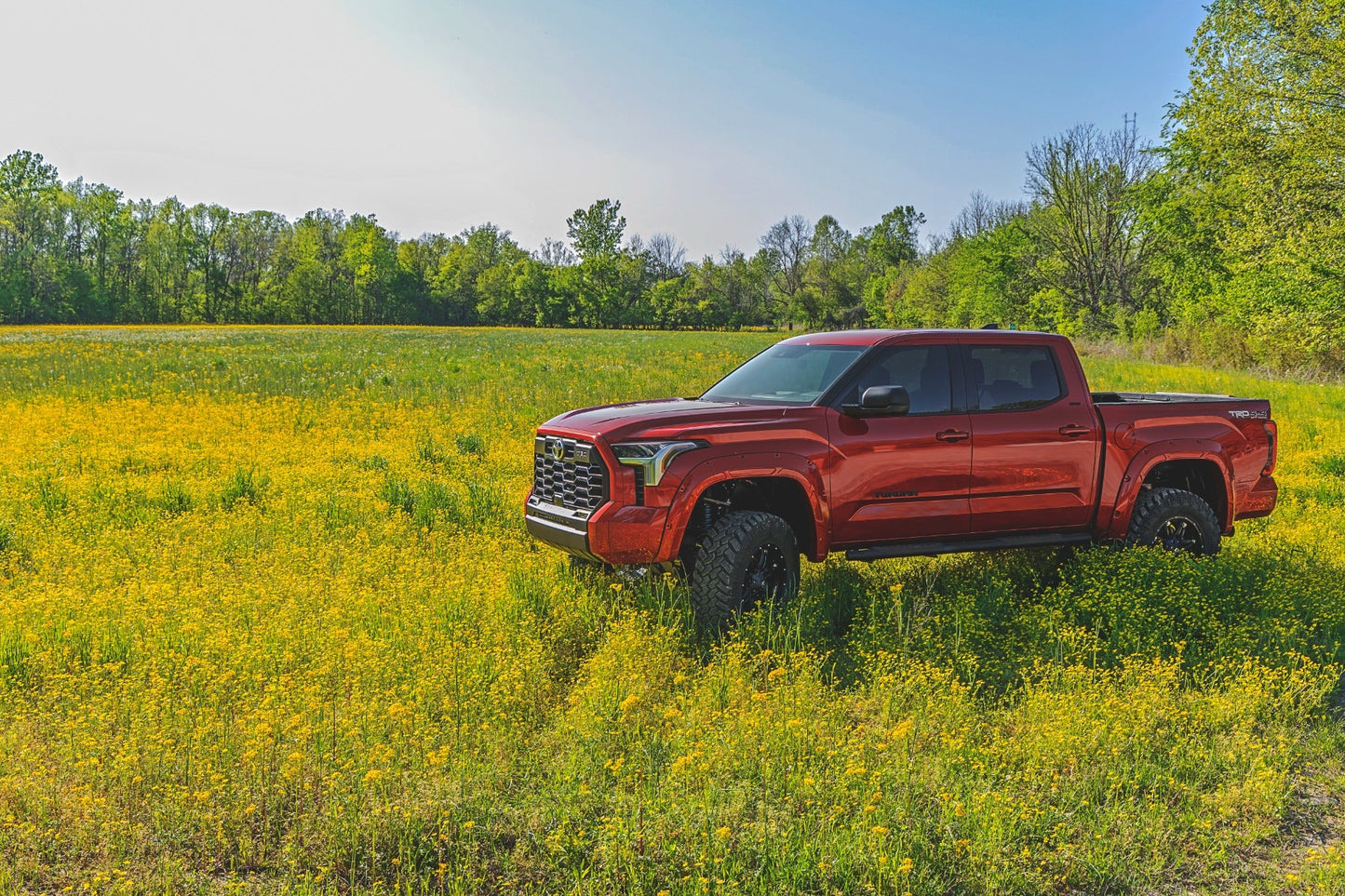 Rough Country A-T02224-RCGB Fender Flares | Defender | Gloss Black | Toyota Tundra 2WD/4WD (2022-2025)