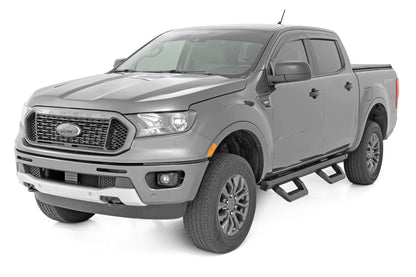 Rough Country 51089 SRX2 Adjustable Aluminum Steps | Ford Ranger 2WD/4WD (2019-2025)