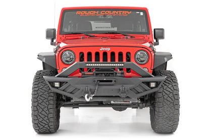 Rough Country 99037 High Clearance LED Flat Fender Flare Kit | UV Treated | Jeep Wrangler JK (07-18)