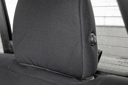 Rough Country 91041 Seat Covers |Bucket Seats | FR & RR | Ram 1500 2WD/4WD (2019-2026)