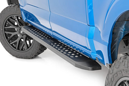 Rough Country 44005 RPT2 Running Board | Crew Cab | Black | Ford F-150/Lightning/F-250/F-350/Raptor (15-26)