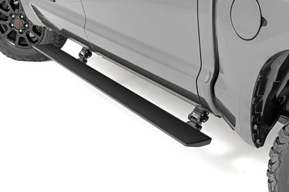 Rough Country PSR50110 Power Running Boards | Dual Electric Motor | CrewMax | Toyota Tundra (07-21)