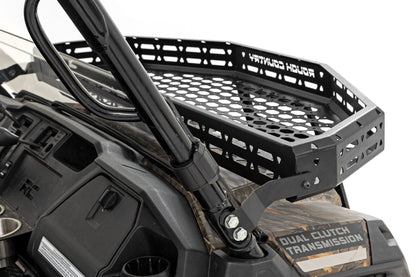Rough Country 92059 Front Cargo Rack |Black Series LED | 6" Light | Slim Line | Honda Pioneer 1000