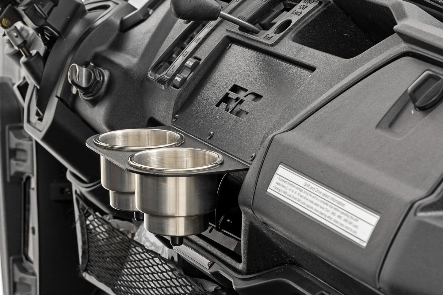 Rough Country 92056 Cup Holder | MLC-8 Mount | Honda Pioneer 1000