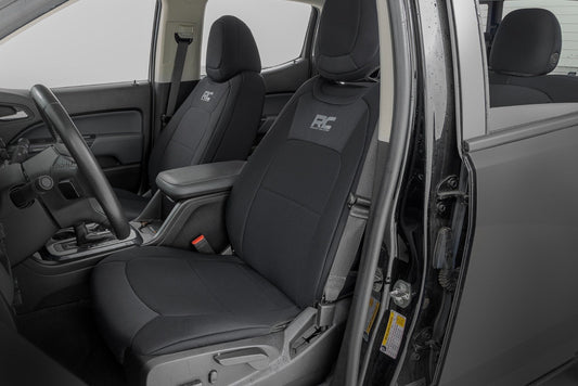 Rough Country 91051 Seat Covers | Front Bucket  | Rear Bench | Chevy/GMC Canyon/Colorado (15-22)