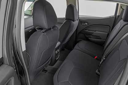 Rough Country 91051 Seat Covers | Front Bucket  | Rear Bench | Chevy/GMC Canyon/Colorado (15-22)