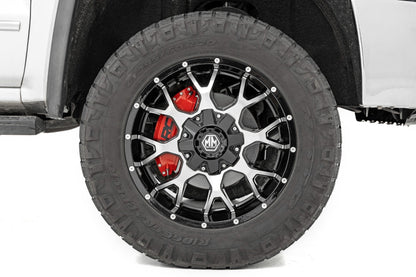 Rough Country 71144A Caliper Covers | Front and Rear | Red | Ford F-150 2WD/4WD (2021-2025)