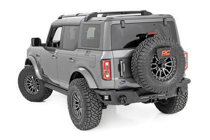 Rough Country 51093 Rear Bumper | Black Series LED | Flood | Ford Bronco 4WD (2021-2025)
