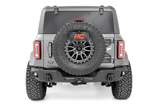 Rough Country 51091 Rear Bumper | Black Series LED | 6" Pair | Slim Line | | Ford Bronco (21-25)