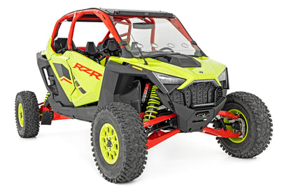 Rough Country 98202210 Vented Full Windshield | Scratch Resistant | Polaris RZR Turbo R