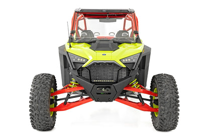 Rough Country 98202210 Vented Full Windshield | Scratch Resistant | Polaris RZR Turbo R