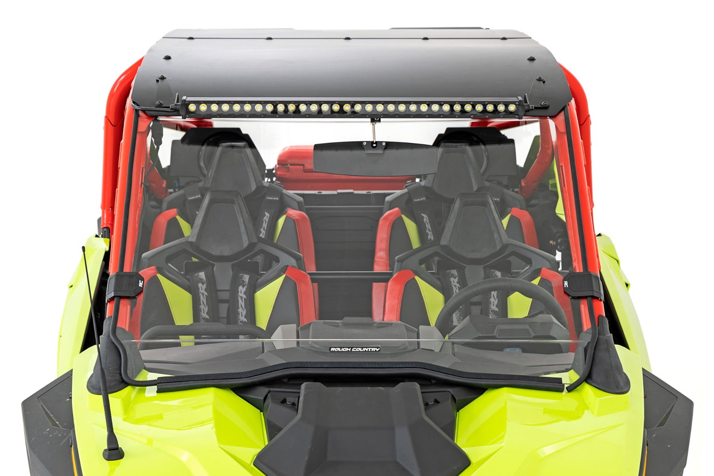 Rough Country 98102210 Full Windshield | Scratch Resistant | Polaris RZR Turbo R 4