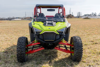 Rough Country 98102210 Full Windshield | Scratch Resistant | Polaris RZR Turbo R 4