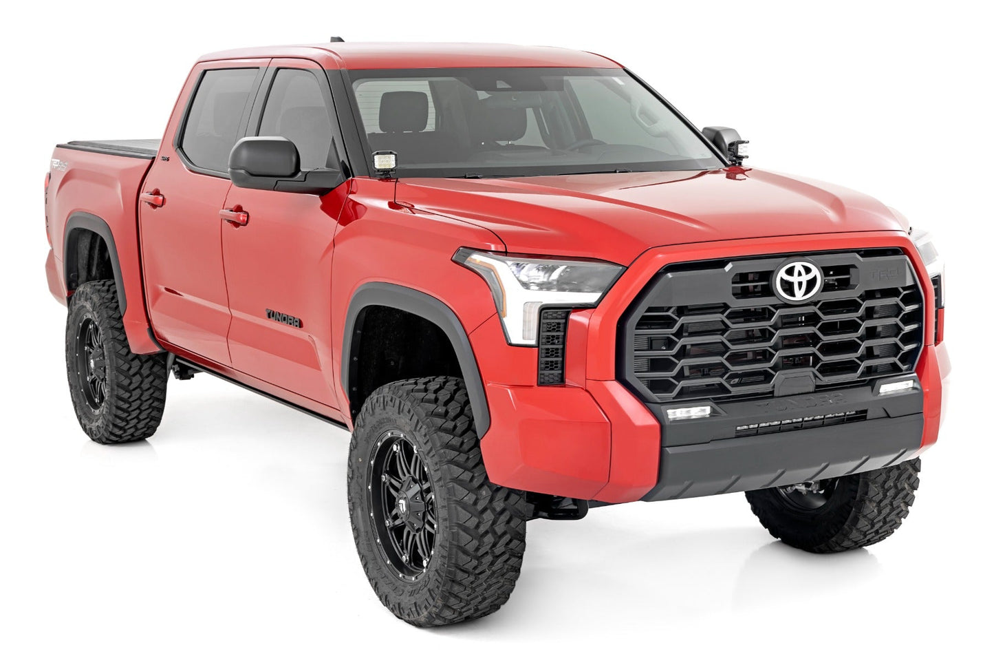 Rough Country 71075 LED Light Kit | Ditch Mount |  3" OSRAM | Wide | Toyota Tundra 2WD/4WD (22-25)
