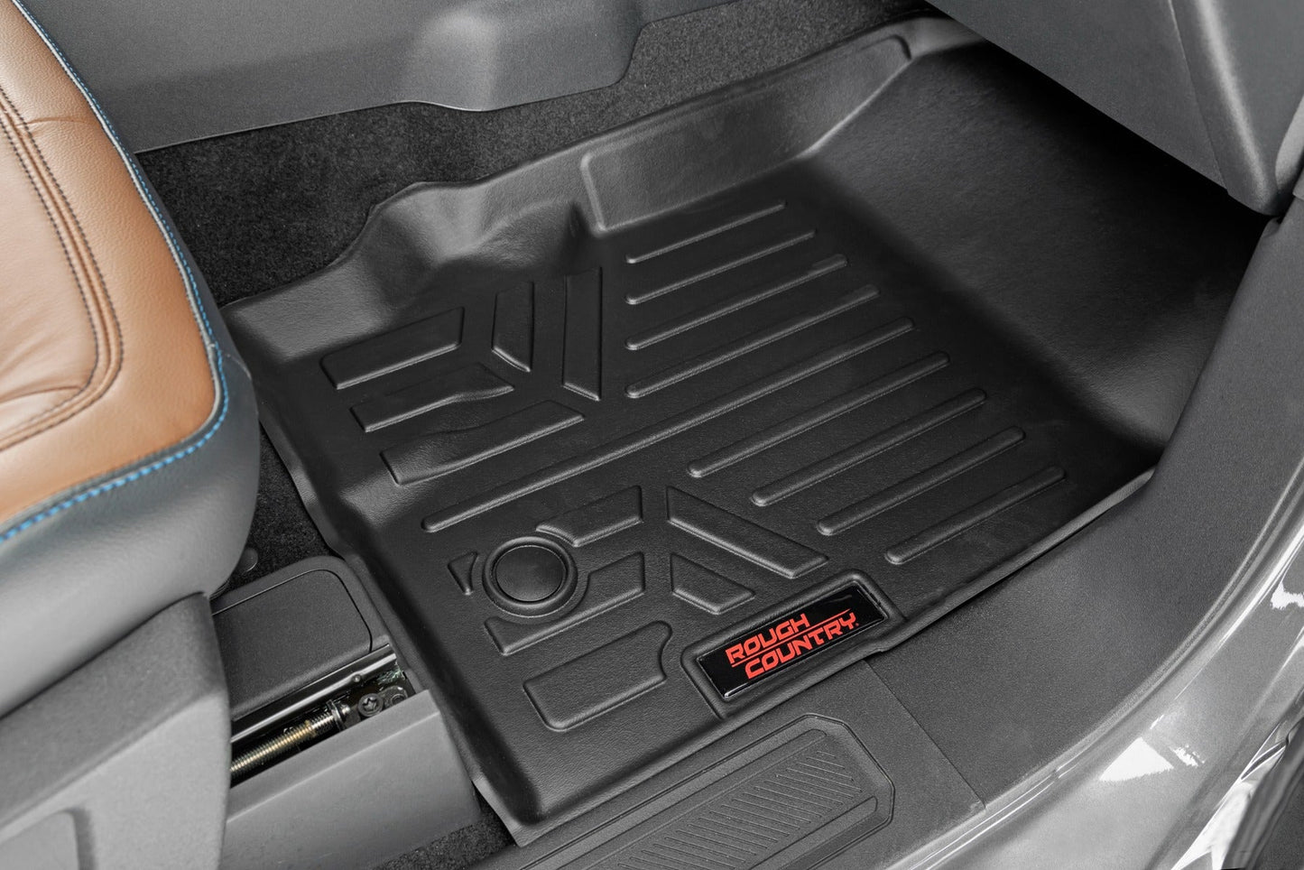 Rough Country M-51632 Floor Mats | Front & Rear | Ford Bronco (2 Door) 4WD (2021-2025)