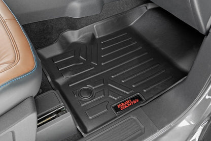 Rough Country M-51632 Floor Mats | Front & Rear | Ford Bronco (2 Door) 4WD (2021-2025)