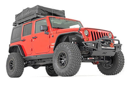Rough Country 90800 Rock Sliders | Heavy Duty | 4-Door | Jeep Wrangler Unlimited 2WD/4WD (07-18)