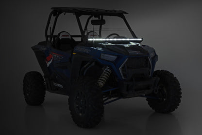 Rough Country 93147 LED Light Kit | Front Mount | 40" Black Single Row | Polaris RZR XP 1000