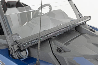 Rough Country 93147 LED Light Kit | Front Mount | 40" Black Single Row | Polaris RZR XP 1000