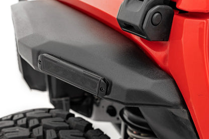 Rough Country 99036 High Clearance LED Flat Fender Flare Kit | UV Treated | Jeep Wrangler JL (18-24)