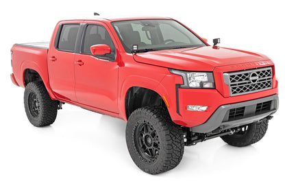 Rough Country 71067 LED Light Kit | Ditch Mount | 2" Black Pair | Amber DRL | Nissan Frontier (22-25)