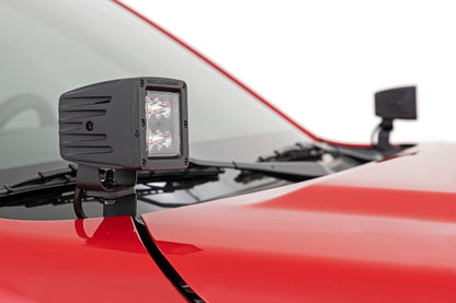 Rough Country 81064 LED Light Kit | Ditch Mount | 2" Spectrum Pair | Spot | Nissan Frontier (22-25)