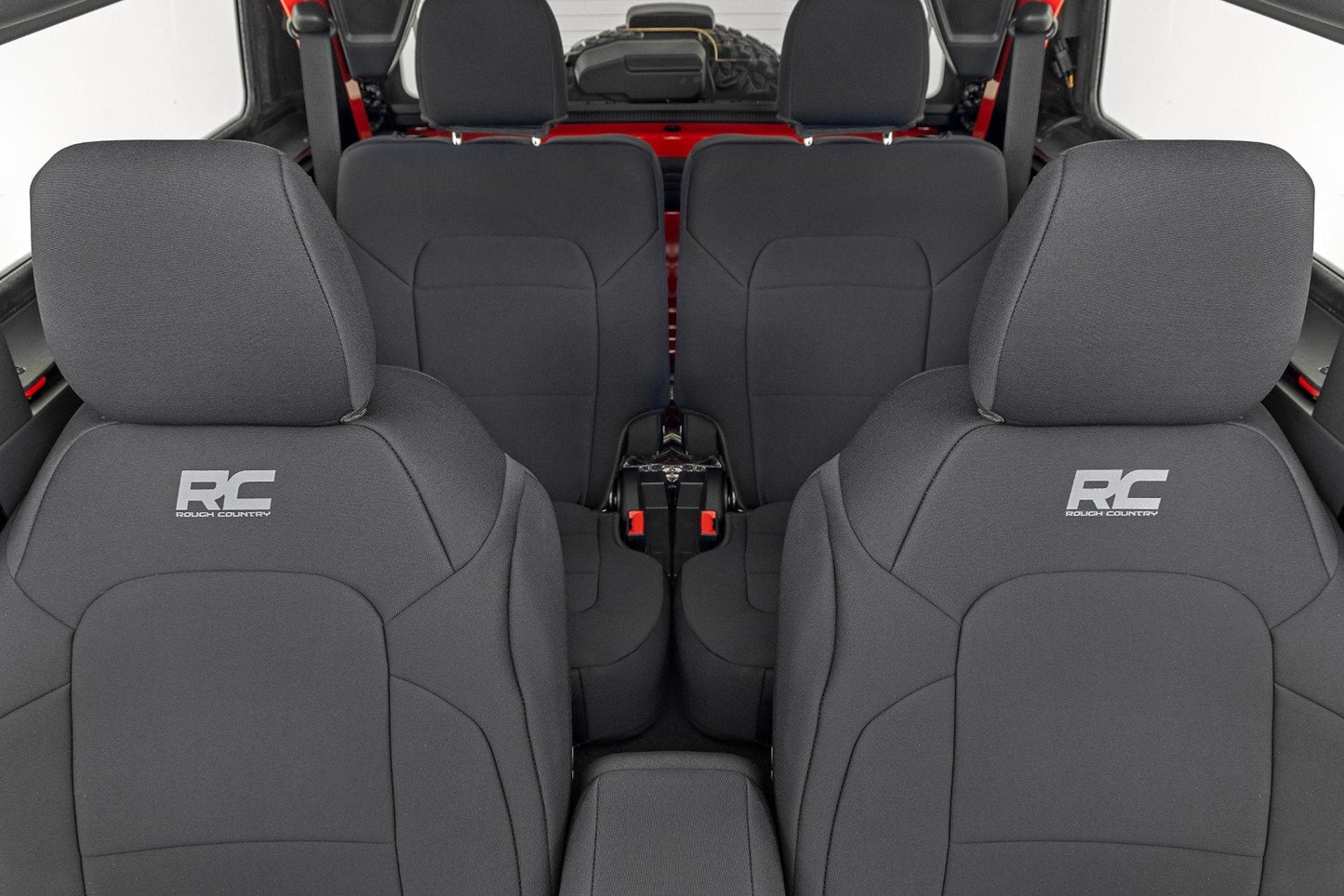 Rough Country 91050 Seat Covers | Bucket Seats | FR & RR | Ford Bronco (2 Door) 4WD (2021-2025)