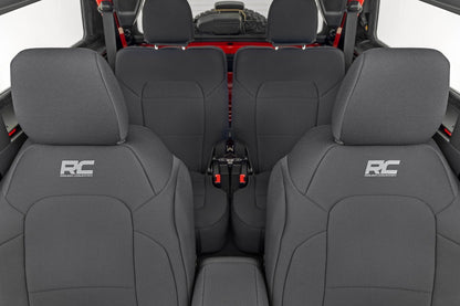 Rough Country 91050 Seat Covers | Bucket Seats | FR & RR | Ford Bronco (2 Door) 4WD (2021-2025)