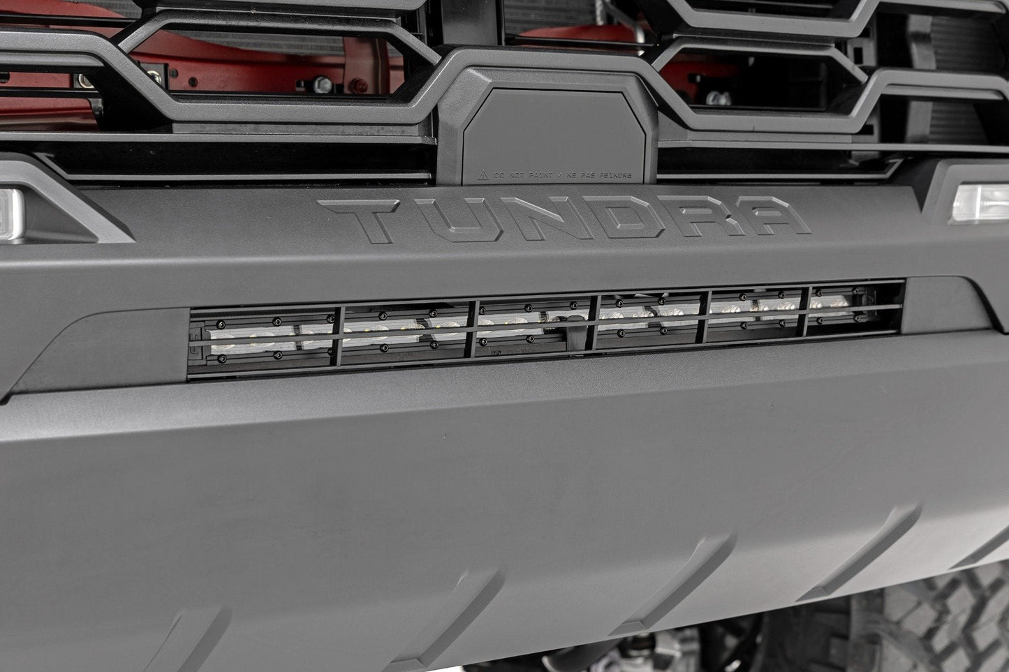 Rough Country 71077 LED Light Kit | Bumper Mount | 20" Black Slim Line | Toyota Tundra (22-25)