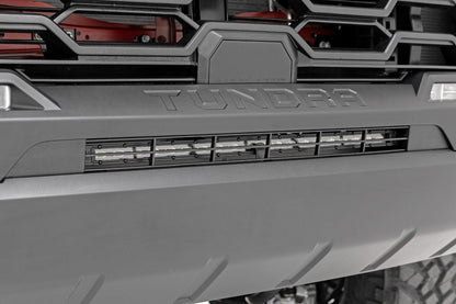 Rough Country 71077 LED Light Kit | Bumper Mount | 20" Black Slim Line | Toyota Tundra (22-25)