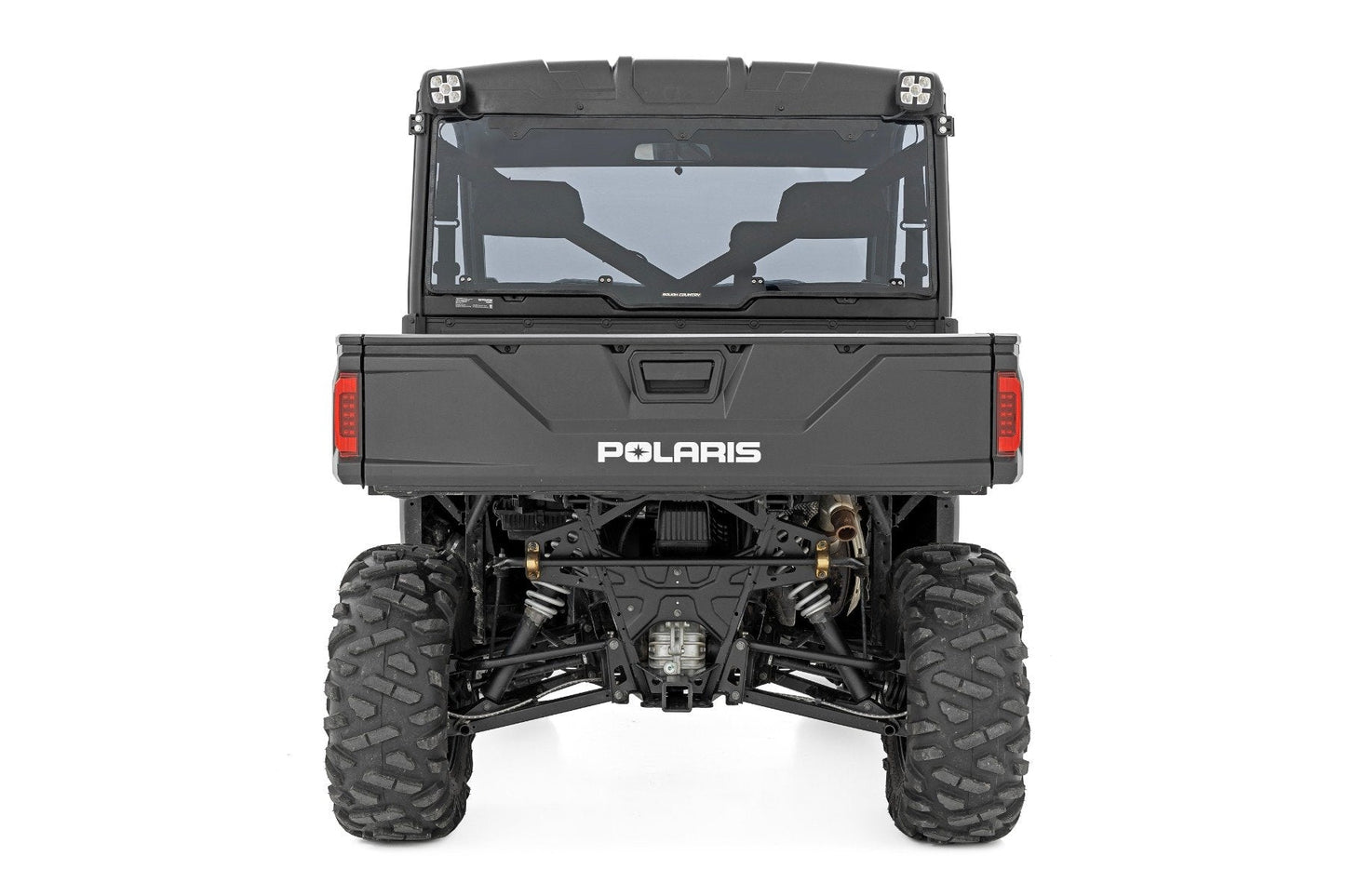 Rough Country 98432032 Tinted Rear Panel | Scratch Resistant | Polaris Ranger XP 1000