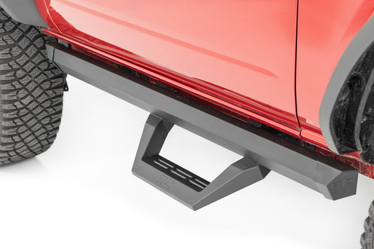 Rough Country 51081 SRX2 Adjustable Aluminum Step | Ford Bronco (2 Door) 4WD (2021-2025)