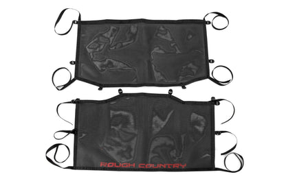 Rough Country 85118 Mesh Bikini Top Plus | Black | Jeep Gladiator JT 4WD (2020-2024)