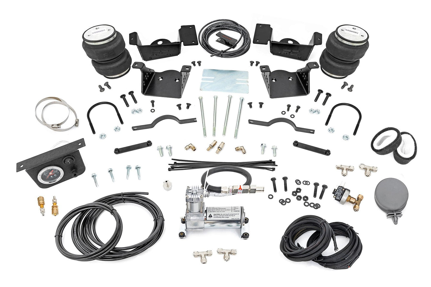 Rough Country 10034C Air Spring Kit w/compressor | Chevy/GMC 2500HD/3500HD (20-25)