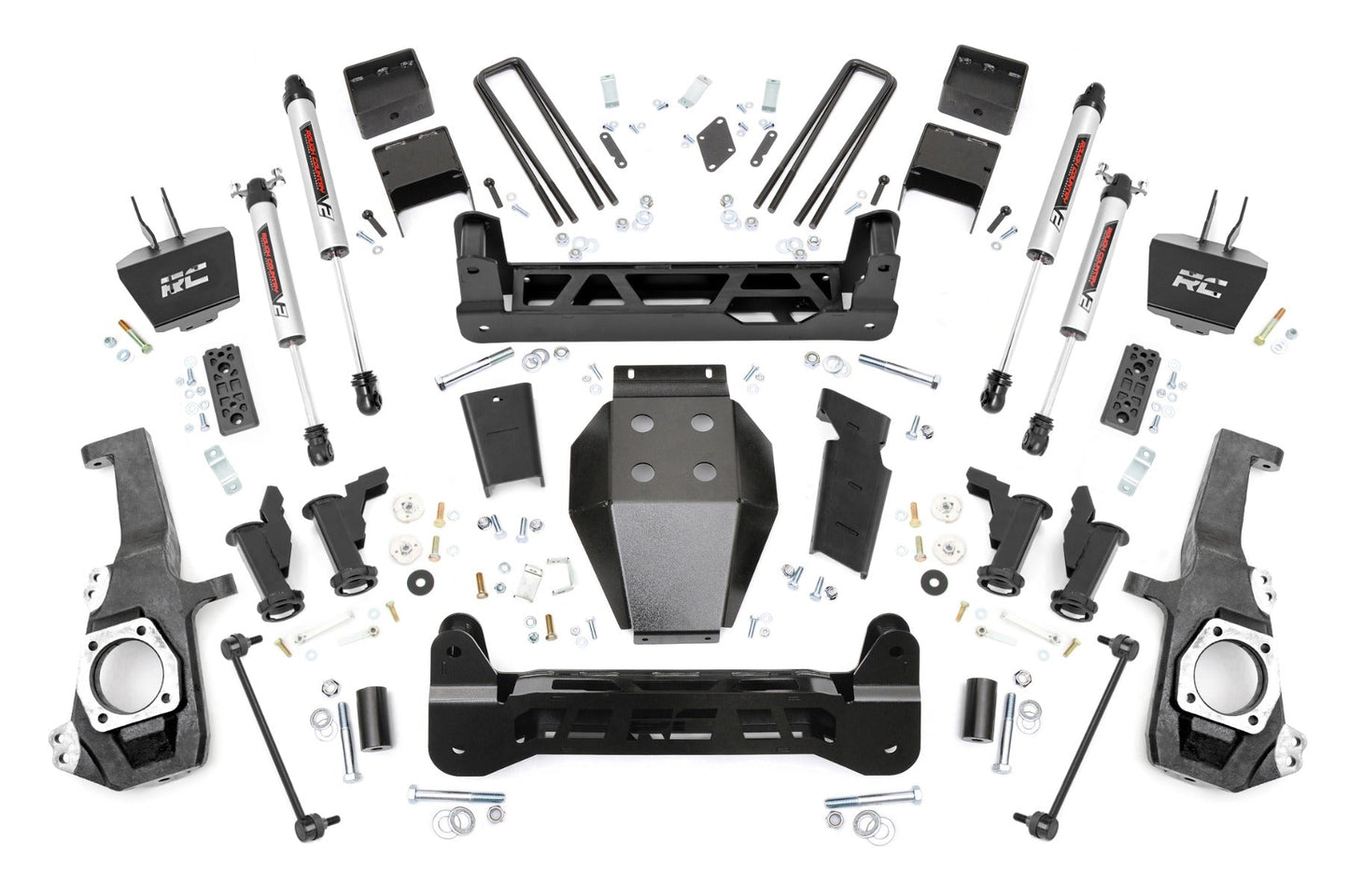 Rough Country 111070 5 Inch Lift Kit | Torsion Drop | V2 | w/ Overloads | Chevy/GMC 2500HD/3500HD (20-25)