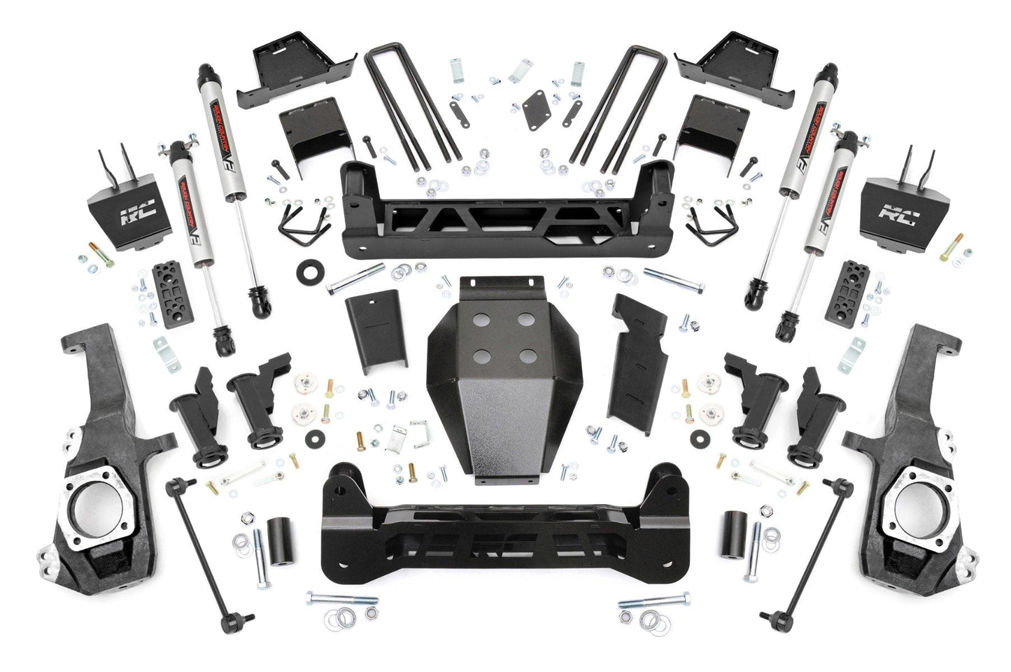 Rough Country 111270 7 Inch Lift Kit | Torsion Drop | V2 | w/ Overloads | Chevy/GMC 2500HD/3500HD (20-25)