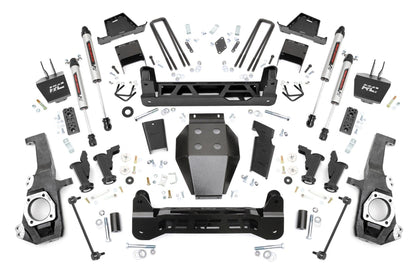 Rough Country 111270 7 Inch Lift Kit | Torsion Drop | V2 | w/ Overloads | Chevy/GMC 2500HD/3500HD (20-25)