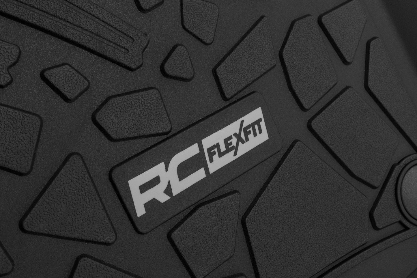 Rough Country FF-61501 Flex-Fit Floor Mats | FR & RR | RR Lockable | Jeep Gladiator JT 4WD (20-25)