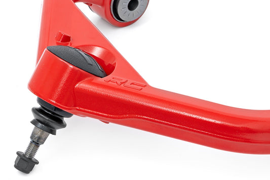 Rough Country 1958RED Red Forged Upper Control Arms | 3 Inch Lift | Chevy/GMC 2500HD/3500HD (20-25)