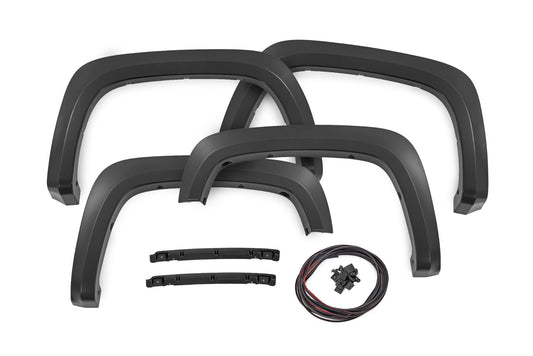 Rough Country S-C12215-G1K Fender Flares | Sport | G1K Deep Ocean Blue | Chevy Silverado 2500 HD/3500 HD (20-25)
